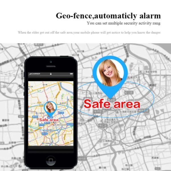 D99+ 1.22 inch HD LCD Screen GPS Smartwatch for the Elder Waterproof, Support GPS + LBS + WiFi Positioning / Two-way Dialing / Voice Monitoring / One-key First-aid / Wrist off Alarm / Safety Fence, D99+ Rose Gold - Image 10