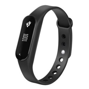 CHIGU C6 0.69 inch OLED Display Bluetooth Smart Bracelet, Support Heart Rate Monitor / Pedometer / Calls Remind / Sleep Monitor / Sedentary Reminder / Alarm / Anti-lost, Compatible with Android and iOS Phones, CHIGU C6 Black, CHIGU C6 Orange...