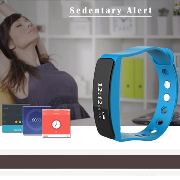TLW05 0.86 inch OLED Display Bluetooth Smart Bracelet, IP66 Waterproof Support Pedometer / Calls Remind / Sleep Monitor / Sedentary Reminder / Alarm / Remote Capture, Compatible with Android and iOS Phones, 05 Black, 05 Orange, 05 Blue - Image 6