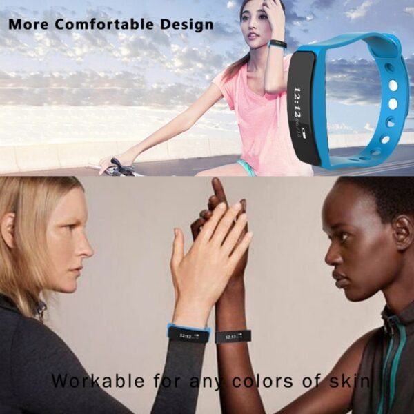 TLW05 0.86 inch OLED Display Bluetooth Smart Bracelet, IP66 Waterproof Support Pedometer / Calls Remind / Sleep Monitor / Sedentary Reminder / Alarm / Remote Capture, Compatible with Android and iOS Phones, 05 Black, 05 Orange, 05 Blue - Image 8