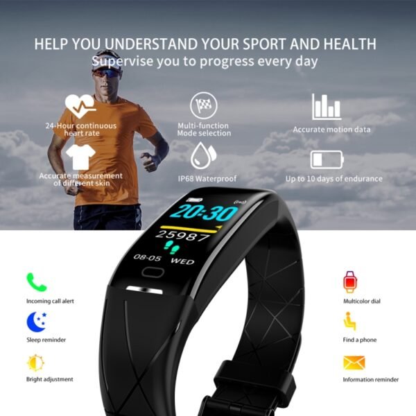Z21 Plus 0.96 inch TFT LCD Color Screen Smart Bracelet IP68 Waterproof, Support Call Reminder/ Heart Rate Monitoring / Sleep Monitoring/ Multiple Sport Mode - Image 3
