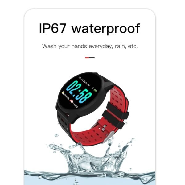 KY108 1.3 inches 240x240 Resolution Smart Bracelet IP67 Waterproof, Support Call Reminder /Heart Rate Monitoring /Sleep Monitoring /Blood Pressure Monitoring /Blood Oxygen Monitoring - Image 11