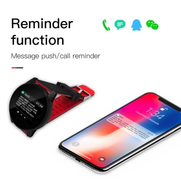 KY108 1.3 inches 240x240 Resolution Smart Bracelet IP67 Waterproof, Support Call Reminder /Heart Rate Monitoring /Sleep Monitoring /Blood Pressure Monitoring /Blood Oxygen Monitoring - Image 12