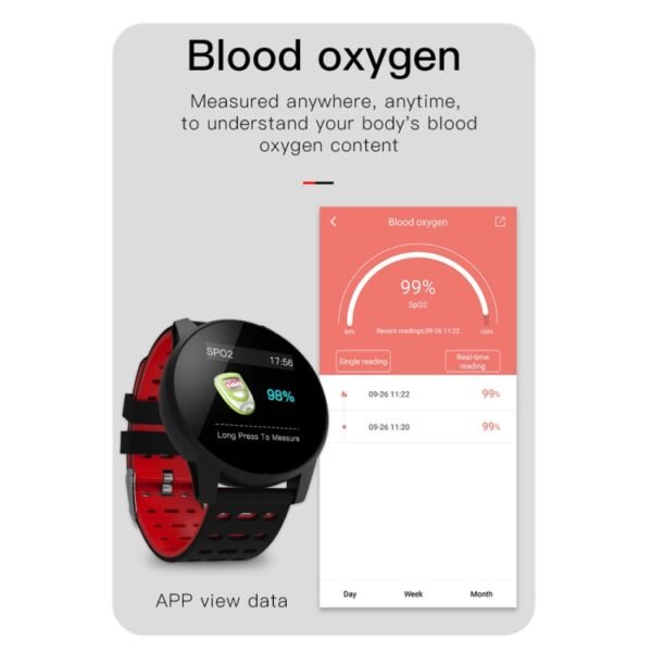 KY108 1.3 inches 240x240 Resolution Smart Bracelet IP67 Waterproof, Support Call Reminder /Heart Rate Monitoring /Sleep Monitoring /Blood Pressure Monitoring /Blood Oxygen Monitoring - Image 8