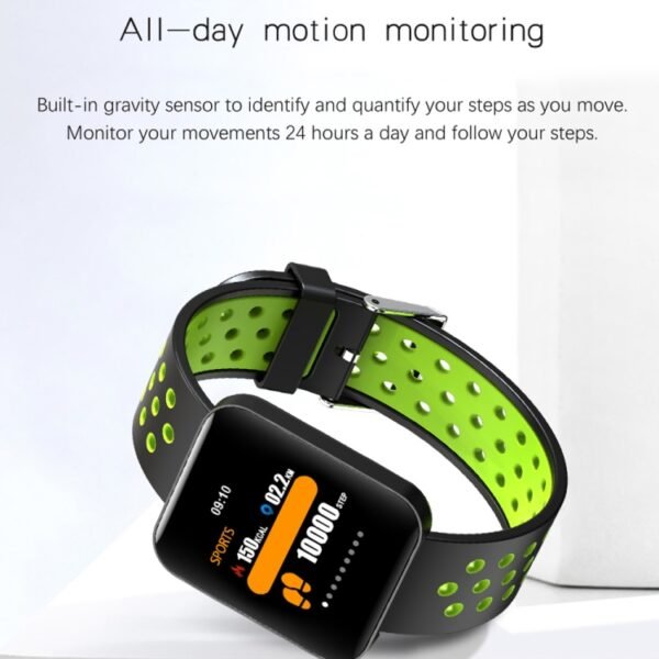 S88 1.54 inches TFT Color Screen Smart Bracelet IP67 Waterproof, Silicone Watchband, Support Call Reminder /Heart Rate Monitoring /Sleep Monitoring /Sedentary Reminder /Blood Pressure Monitoring - Image 5