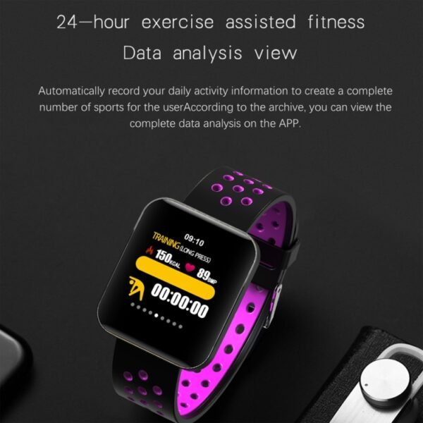 S88 1.54 inches TFT Color Screen Smart Bracelet IP67 Waterproof, Silicone Watchband, Support Call Reminder /Heart Rate Monitoring /Sleep Monitoring /Sedentary Reminder /Blood Pressure Monitoring - Image 7