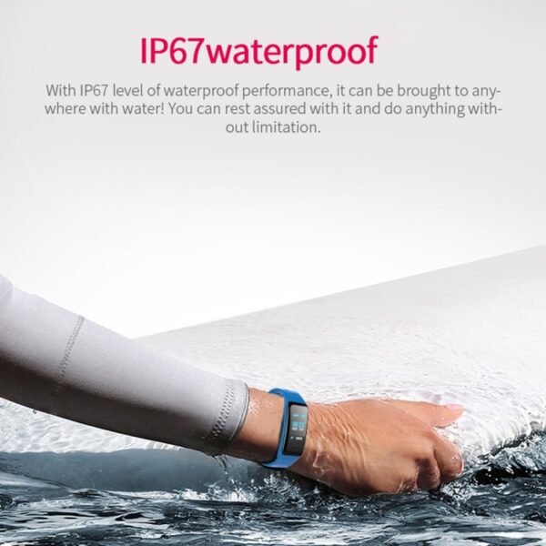 CHIGU C1Plus Fitness Tracker 0.96 inch IPS Screen Smartband Bracelet, IP67 Waterproof, Support Sports Mode / Blood Pressure / Sleep Monitor / Heart Rate Monitor / Fatigue Monitor / Sedentary Reminder, C1 Plus Black, C1 Plus Blue, C1 Plus Purple... - Image 15
