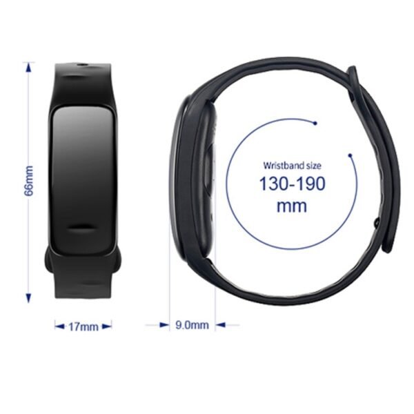 CHIGU C1Plus Fitness Tracker 0.96 inch IPS Screen Smartband Bracelet, IP67 Waterproof, Support Sports Mode / Blood Pressure / Sleep Monitor / Heart Rate Monitor / Fatigue Monitor / Sedentary Reminder, C1 Plus Black, C1 Plus Blue, C1 Plus Purple... - Image 21