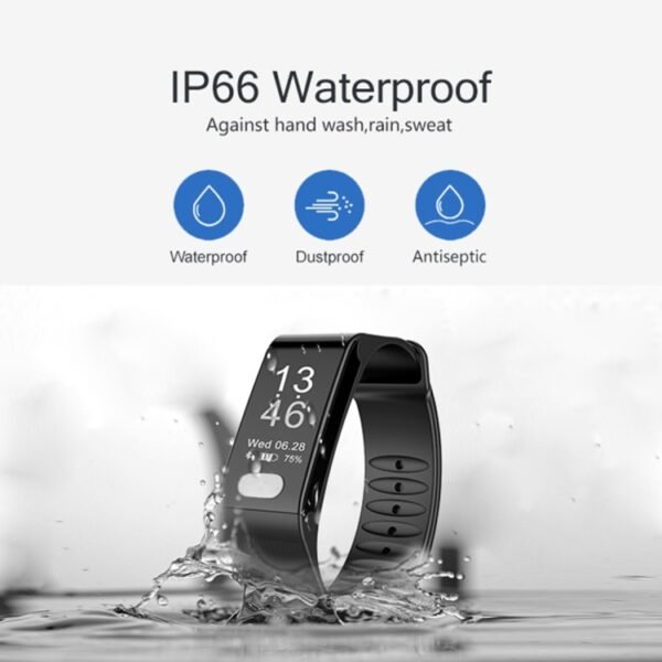 TLW T6 Fitness Tracker 0.96 inch OLED Display Wristband Smart Bracelet, Support Sports Mode / ECG / Heart Rate Monitor / Blood Pressure / Sleep Monitor, T6 Black, T6 Blue, T6 Red - Image 8