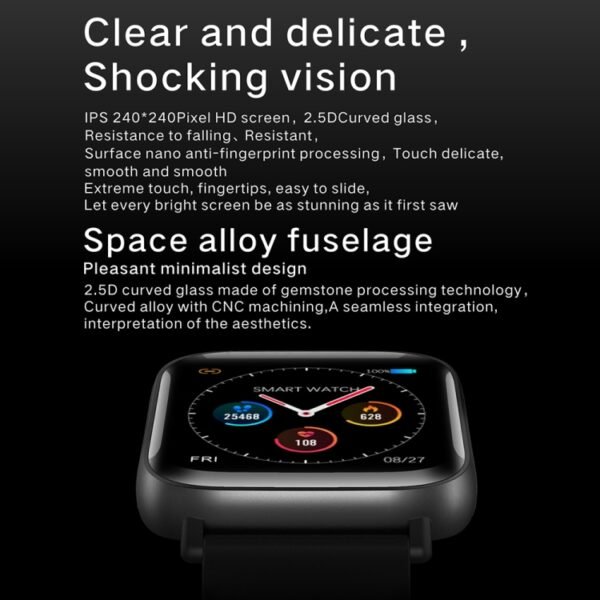 Q10 Fashion Smart Sports Watch, 1.3 inch TFT Screen, IP67 Waterproof, Support Heart Rate / Blood Pressure Monitoring / Sleep Monitoring / Sedentary Reminder