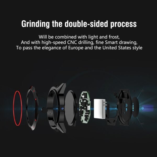 N6 Smart Watch 1.3 inch TFT Screen MTK2502C Bluetooth4.0, Stainless Steel Watch Band, Support Heart Rate Monitor & Pedometer & Sleep Monitor & Sedentary Reminder, Stainless Steel Watch Strap/Black, Stainless Steel Watch Strap/Silver - Image 4