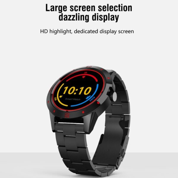 N6 Smart Watch 1.3 inch TFT Screen MTK2502C Bluetooth4.0, Stainless Steel Watch Band, Support Heart Rate Monitor & Pedometer & Sleep Monitor & Sedentary Reminder, Stainless Steel Watch Strap/Black, Stainless Steel Watch Strap/Silver - Image 5