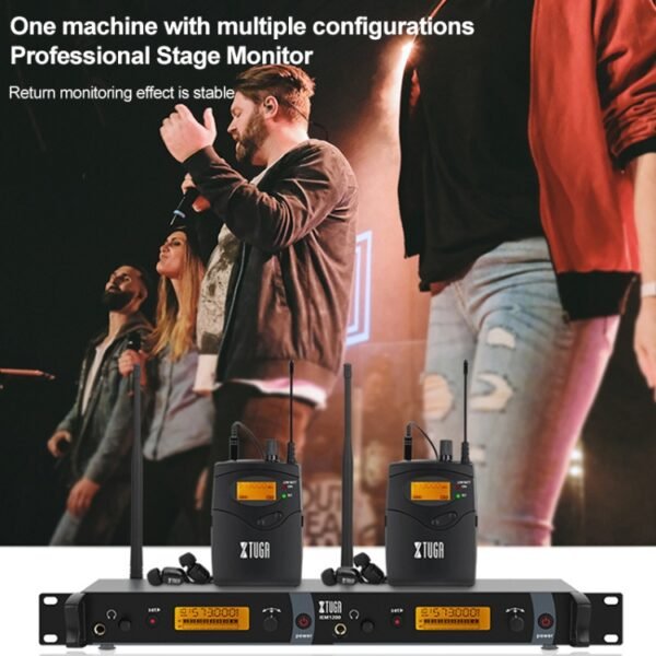 XTUGA IEM1200 Wireless Transmitter Stage Singer Ear Monitor System, Transmitter