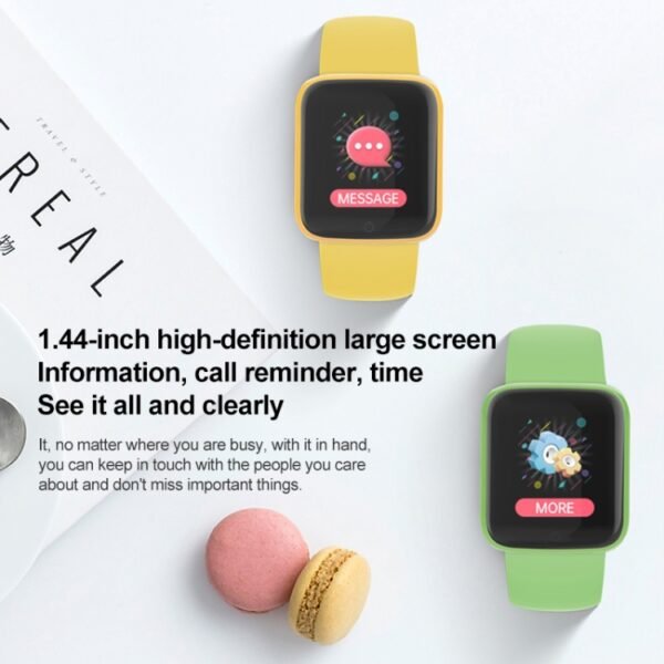 Y68M 1.44 inch Smart Watch, Support Heart Rate Blood Pressure Blood Oxygen Monitoring - Image 4