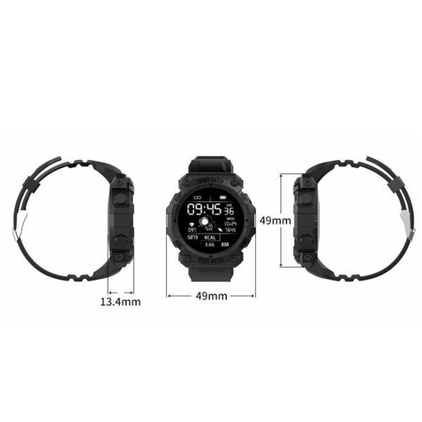 FD68S 1.44 inch Color Roud Screen Sport Smart Watch, Support Heart Rate / Multi-Sports Mode, FD68S - Image 2