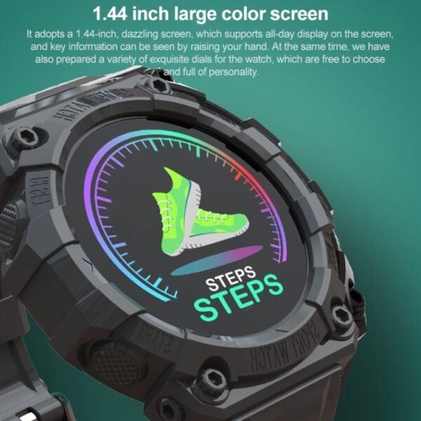FD68S 1.44 inch Color Roud Screen Sport Smart Watch, Support Heart Rate / Multi-Sports Mode, FD68S - Image 4
