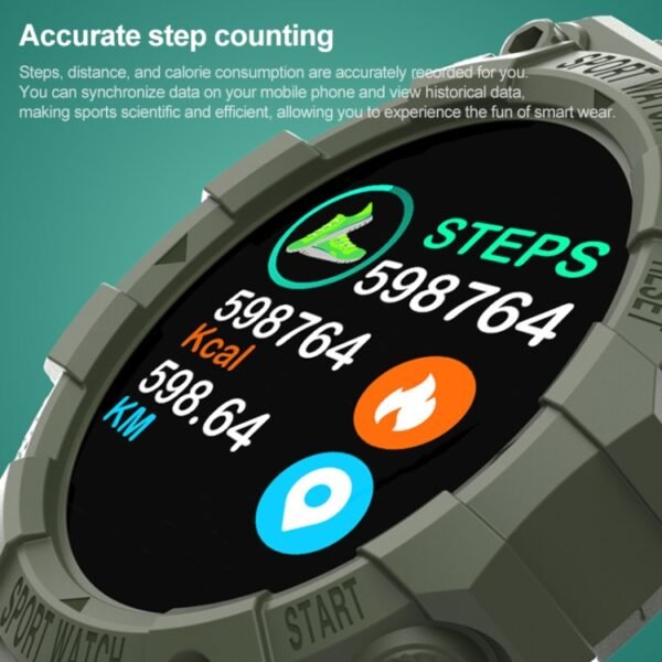 FD68S 1.44 inch Color Roud Screen Sport Smart Watch, Support Heart Rate / Multi-Sports Mode, FD68S - Image 5