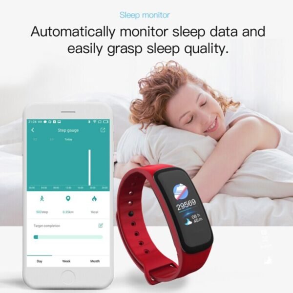 TLW B1 Plus Fitness Tracker 0.96 inch Color Screen Bluetooth 4.0 Wristband Smart Bracelet, IP67 Waterproof, Support Sports Mode / Heart Rate Monitor / Sleep Monitor / Information Reminder, B1 Black, B1 Blue, B1 Red - Image 10