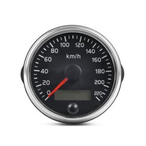 Car Modified 85mm 2 in 1 LCD Instrument Speedometer + Odometer