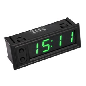 3 in 1 DC5-50V Car High-precision Electronic LED Luminous Clock + Thermometer + Voltmeter, 3 in 1 DC5-50V Green, 3 in 1 DC5-50V Blue, 3 in 1 DC5-50V Red, 3 in 1 DC5-50V 3 in 1 DC5-50V