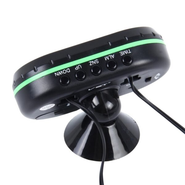 VST-7009V 4 In 1 Digital Car Thermometer Voltage Meter Luminous Clock Tester Detector LCD Monitor Back light(Green Light) - Image 3