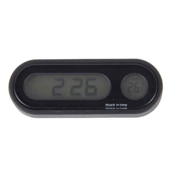 Multi-Function Digital Temperature Thermometer Clock LCD Monitor Battery Meter Detector Display - Image 2