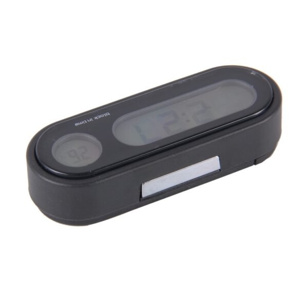 Multi-Function Digital Temperature Thermometer Clock LCD Monitor Battery Meter Detector Display - Image 3