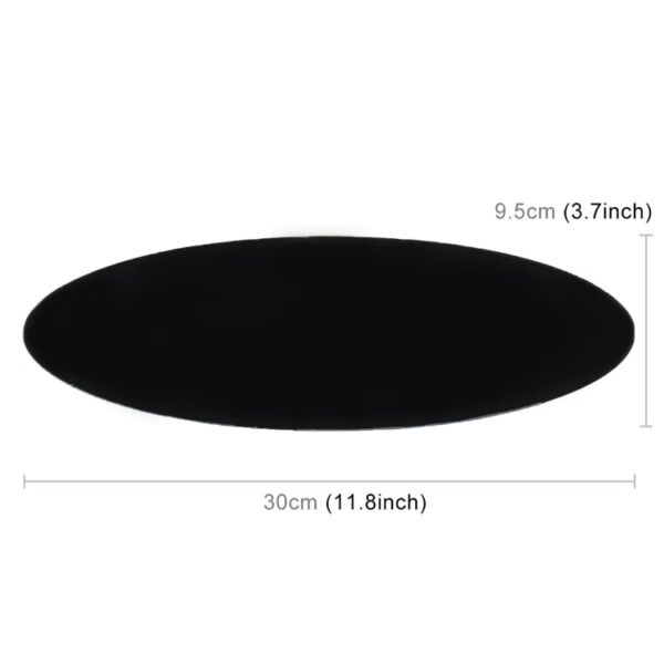 Car Auto Oval Soft Rubber Dashboard Anti-slip Pad Mat for Phone / GPS/ MP4/ MP3, Size: 30*9.5cm - Image 3