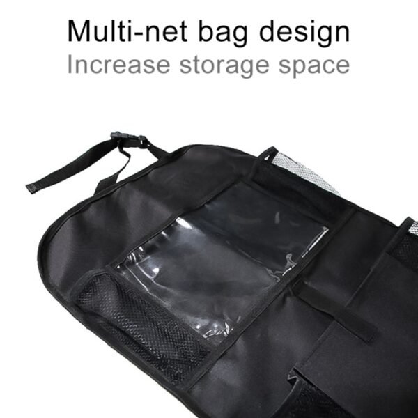 Car Auto Seat Back Bag Multi-Pocket Travel Storage Hanging Pocket Storage Bag for iPad and Other Goods - Image 4