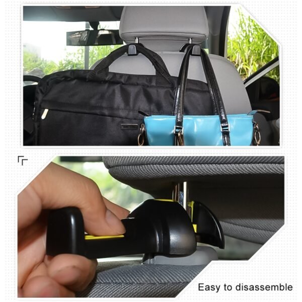 3R-2112 2 PCS Car Seat Back Convenient Hooks Bags Hanger Holder, Random Color Delivery - Image 8