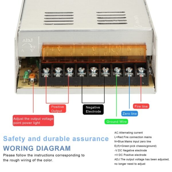 AC 110 / 220V to DC 12V 20A 240W Power Adapter AC-DC Converter Step Down Module Voltage Transformer Switch Power - Image 6