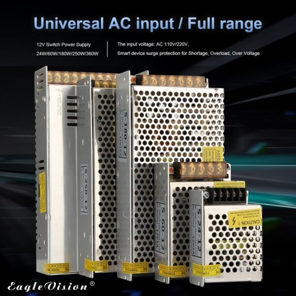 AC 110 / 220V to DC 12V 20A 240W Power Adapter AC-DC Converter Step Down Module Voltage Transformer Switch Power - Image 9