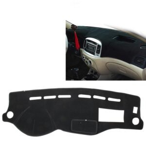 Dark Mat Car Dashboard Cover Car Light Pad Instrument Panel Sunscreen for Modern Accent (Please note the model and year)