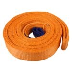 ZONGYUAN ZY-0223 Car 5m×5cm 8 Ton Towing 2 Ton Lifting Rope Straps High Strength Cable Cord Heavy Duty Recovery Securing Accessories for Cars Trucks(No Hook)