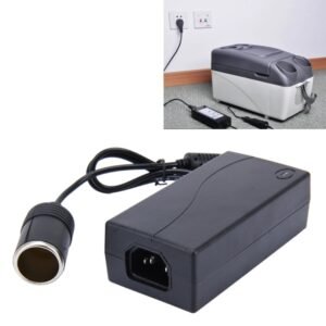60W Vehicle Power Inverters 110V-240V AC/DC to 12V DC with Car Cigarette Lighter Socket Adapter Converter Vehicle Amplifier Power, Output: DC 12V 5A, EU Plug