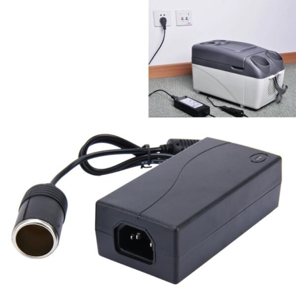 60W Vehicle Power Inverters 110V-240V AC/DC to 12V DC with Car Cigarette Lighter Socket Adapter Converter Vehicle Amplifier Power, Output: DC 12V 5A, EU Plug