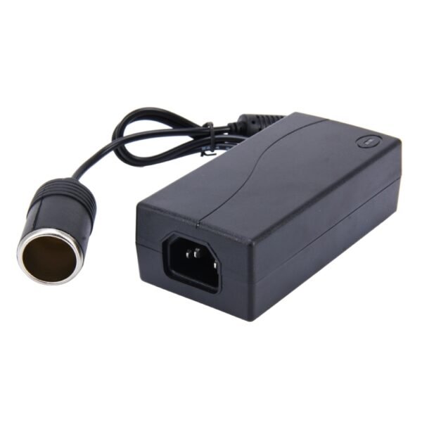 60W Vehicle Power Inverters 110V-240V AC/DC to 12V DC with Car Cigarette Lighter Socket Adapter Converter Vehicle Amplifier Power, Output: DC 12V 5A, EU Plug - Image 2