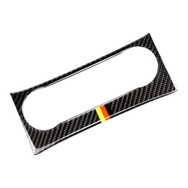 Car German Flag Carbon Fiber Air Conditioning Knob Control Panel Decorative Sticker for Mercedes-Benz W204 C Class 2011-2013 - Image 2