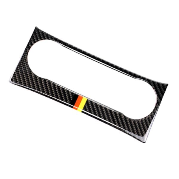 Car German Flag Carbon Fiber Air Conditioning Knob Control Panel Decorative Sticker for Mercedes-Benz W204 C Class 2011-2013 - Image 3