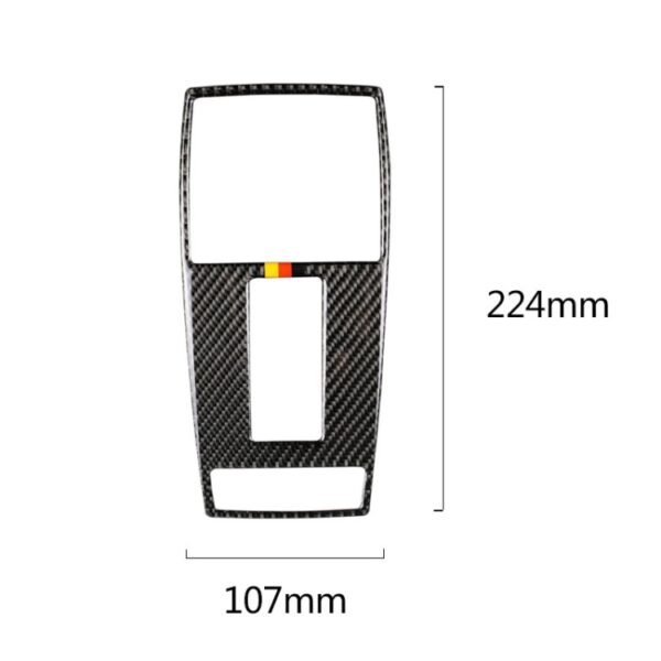 Car German Flag Carbon Fiber Reading Lamp Frame Decorative Sticker for Mercedes-Benz W204 2007-2013 / W212 2010-2012 - Image 5