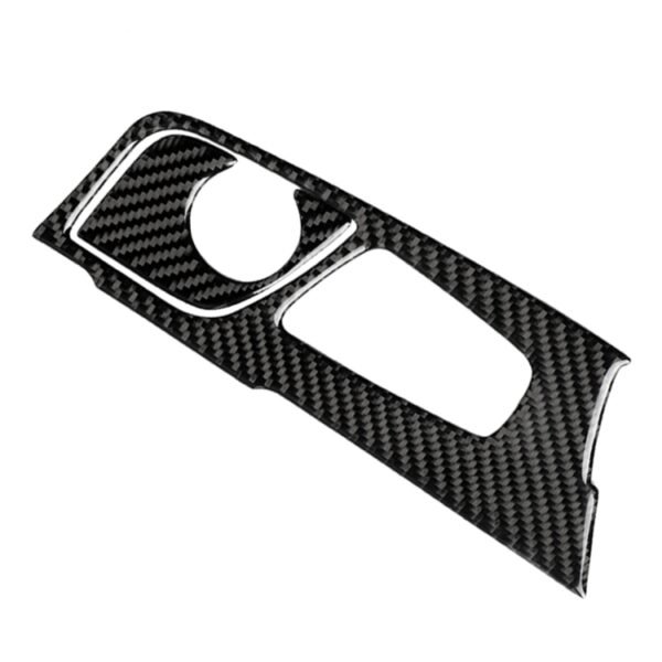 2 in 1 Car Carbon Fiber Gear Position Panel Decorative Sticker for BMW 5 Series G38 528Li / 530Li / 540Li 2018, Left Drive - Image 2