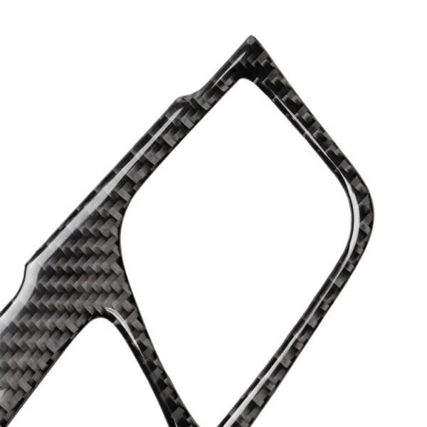 2 in 1 Car Carbon Fiber Gear Position Panel Decorative Sticker for BMW 5 Series G38 528Li / 530Li / 540Li 2018, Left Drive - Image 3