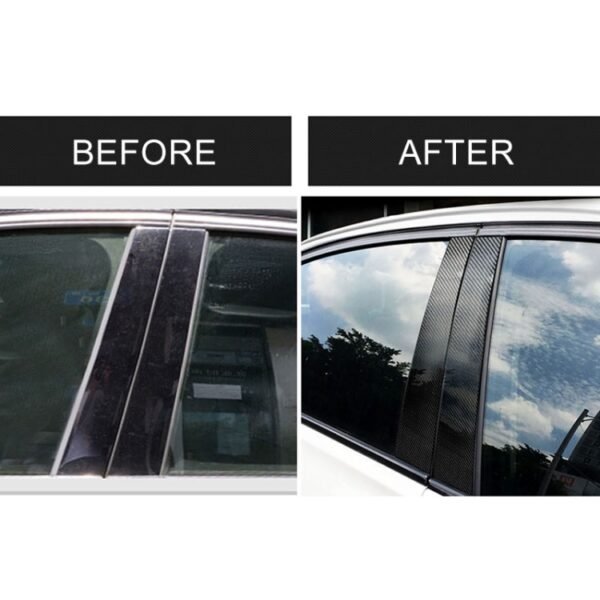 Car Carbon Fiber B Column Decorative Sticker for BMW E70 2008-2013 - Image 8
