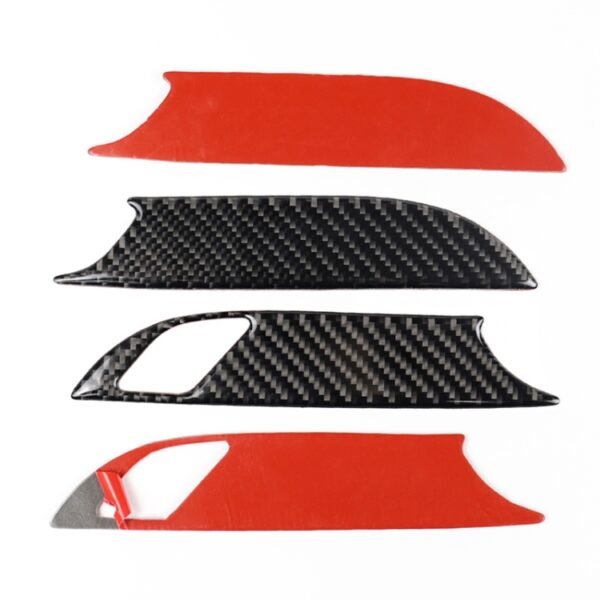 Car Carbon Fiber Door Inner Handle Wrist Panel Decorative Sticker for Cadillac XT5 2016-2017 - Image 4