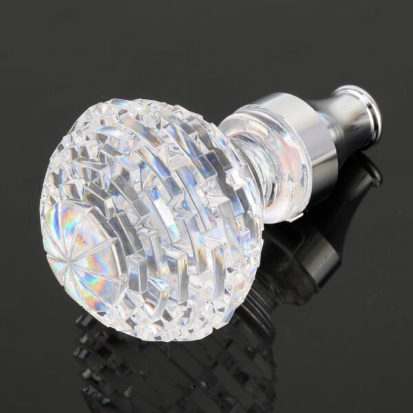 Universal Car Nest Shaped Crystal Gear Head Gear Shift Knob with Light - Image 3