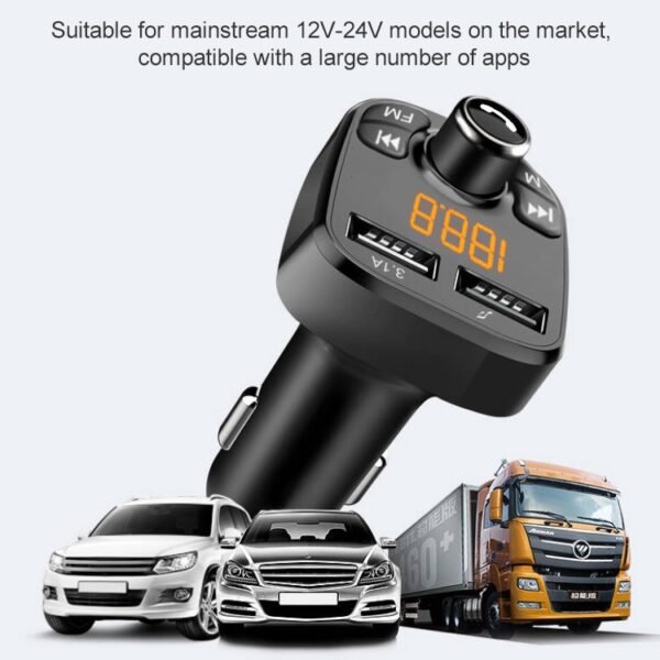 384 Car Multi-functional Smart MP3 Player Bluetooth Hands-free Receiver - Image 4