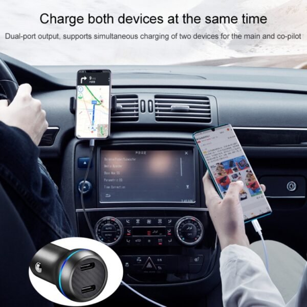 ACC-580 PD 40W Dual Type-C / USB-C Ports Fast Charging Car Charger, ACC-580 - Image 6