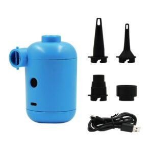 HT-426 USB Electric Air Pump for Rubber Boat Inflatable Bed, HT-426 (Blue), HT-426 (White)