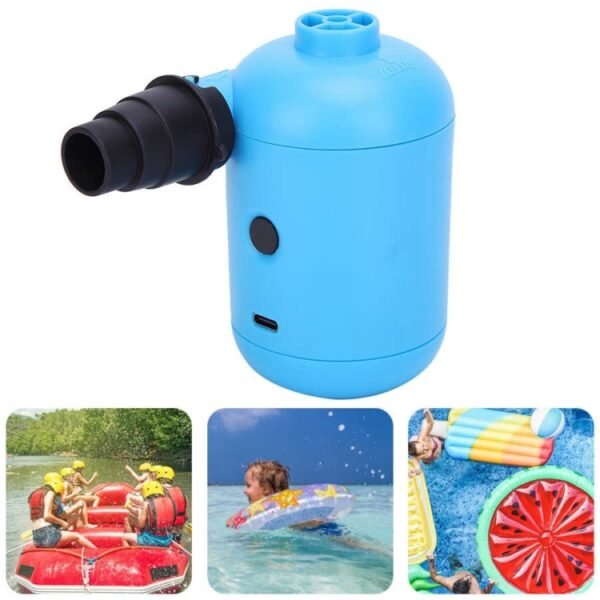 HT-426 USB Electric Air Pump for Rubber Boat Inflatable Bed, HT-426 (Blue), HT-426 (White) - Image 4