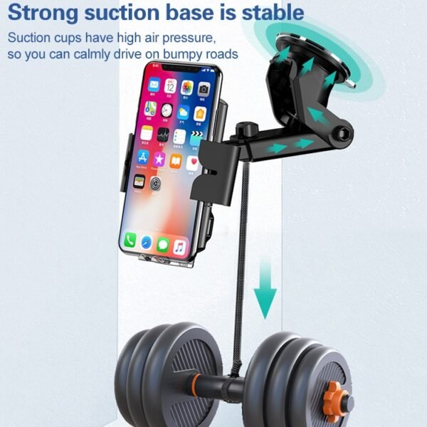 Car Automatic Wireless 10W Fast Charge Car Phone Holder with Voice Broadcast